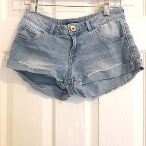 H&M Cuffed Denim Jean Shorts